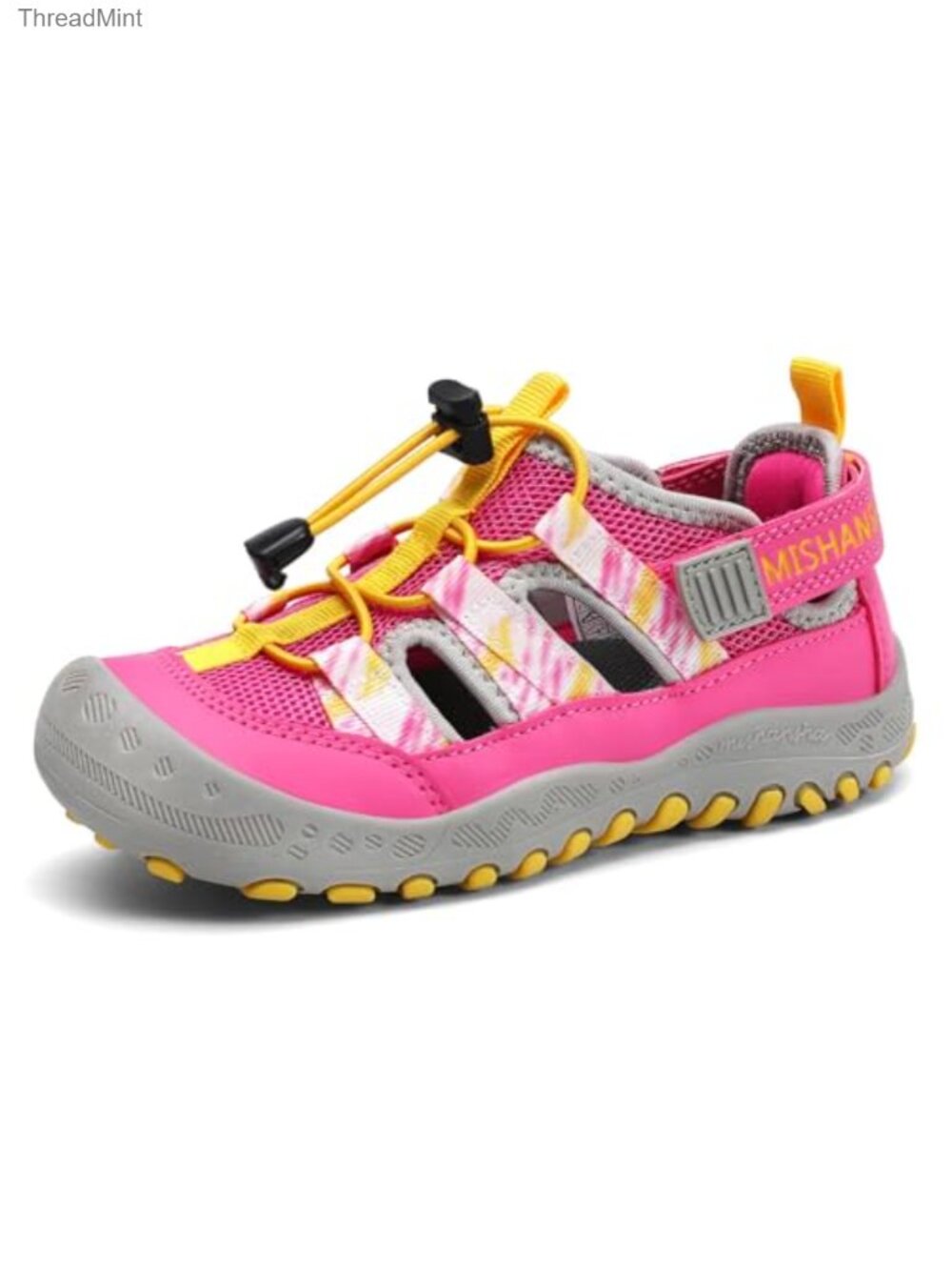 Kids Hiking Sandals Closed Toe Boys Girls Water Shoes Lightweight Mesh Non-Slip